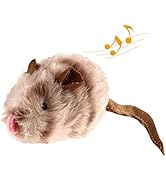 Gigwi Chirpy Cat Mouse Toy Interactive, Melody Chaser Cat Play Squeaking Mouse,Mouse Sound Cat To...