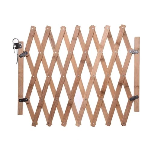 Valla De Madera Segura For Exteriores, Fácil Instalación, Barrera Seguridad Universal Expandible For Mascotas, Ideal For Interiores Y Segura Y Fiable Doble Seguridad