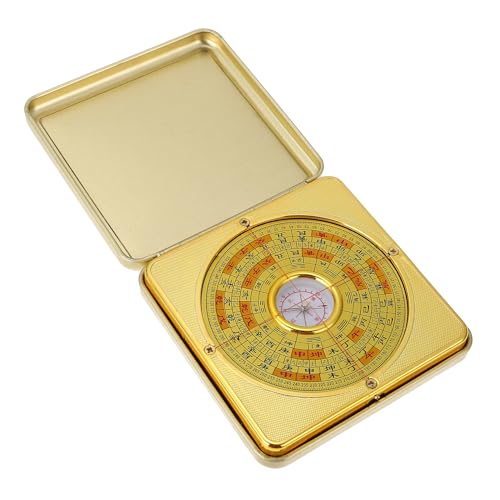 Brújula Feng Shui Pequeña 10cm Aleación Precisa para Camping miniatura 1