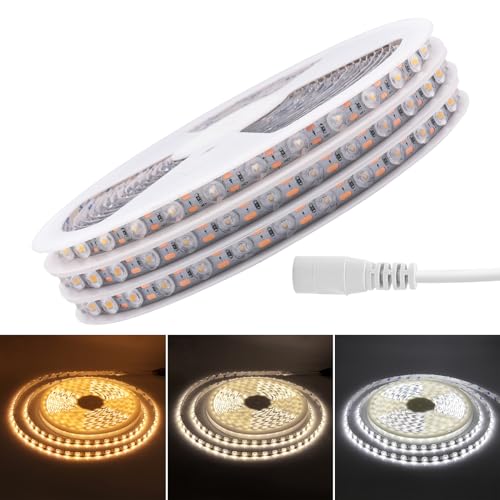 Tira de LED flexible KISUFU 24V 0.5 m 48 LEDs/m Blanco miniatura 4