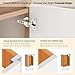 Ravinte 1 Pair 2 Packs Full Overlay Cabinet Door Hinges,105 Degree Adjustable Concealed Kitchen Cabinet Hinges Soft Close for Face Frame Cabinet