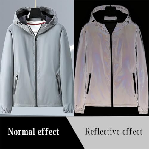 Chromashift Reflective Windbreaker – Daily Wear, 2026 New Night Runs&Color-Shifting, Jackets for Windproof2