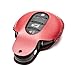 Vitodeco Genuine Leather Smart Key Fob Case Cover Compatible with Mini Cooper, Clubman, Hardtop, Convertible, Countryman 2014 - 2024 (3 or 4 Buttons, Red)