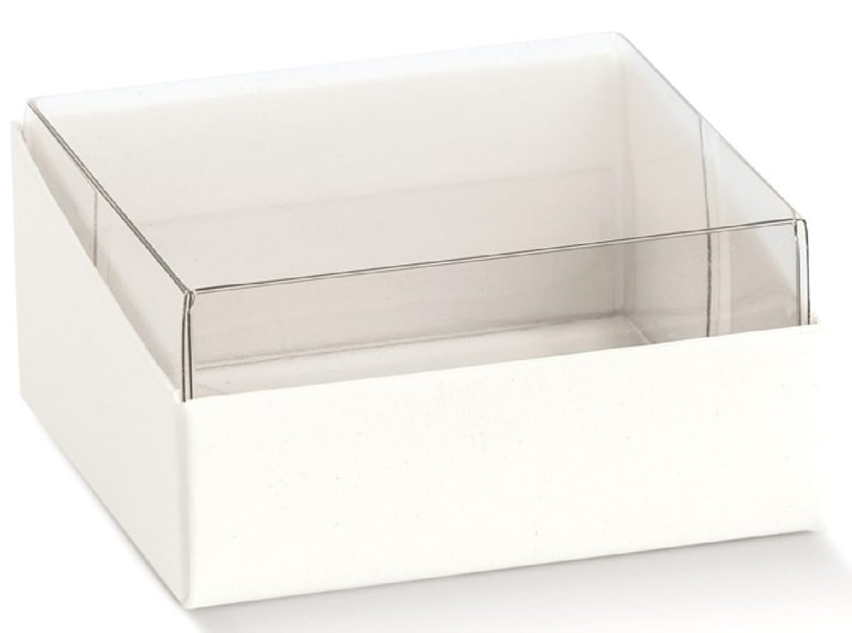 Boîte transparente et carton blanc N°20 de qualité supérieure pour grand mariage
