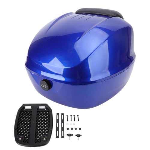 Baúl de moto impermeable 33L con cierre de combinación de seguridad 5