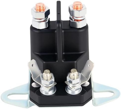Pièce Tondeuse Autoportée Relais Démarreur Solénoïde JTAREA 12V - Pour Tracteur Et Tondeuse Toro, Exmark | Pièce Remplacement 117-1197 12V 100A 4 Broches