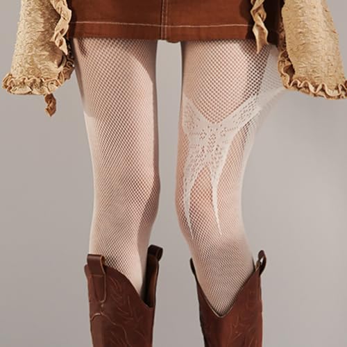 Image of Glow in the Dark Fishnet Stockings, High Waist Sexy Tights Party Stockings for Womens Girls