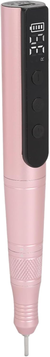 Electric Nail Grinder Nail Polisher 35000rpm Portable Rechargeable Manicures Pedicures Nail Polish Pen ()