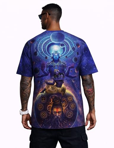 Image of Shiva, Krishna, Hanuman, Kali, Ram and Ravana, Ramayan, Bagavath Githa, Buddha Religious, Spiritual, Hindu Gods T-Shirts