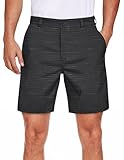  PULI Short de golf pour homme avec couture d\'entrejambe de 17,8 cm – Décontracté – Extensible – Séchage rapide –, noir, 50 FR
