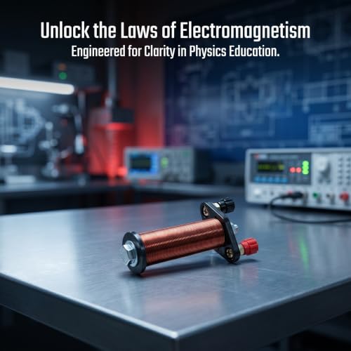 NOLITOY Physics Magnet Electromagnet for Lab with High-Conductivity Copper Coils and Universal Binding Posts, Classroom Electromagnet for Students and Middle School Physics Lessons, Steady - Image 3