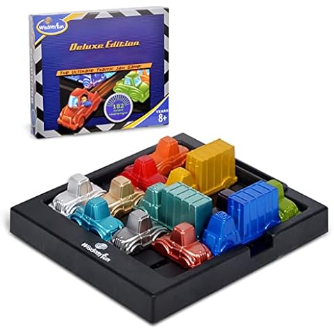 JINGLING Traffic Jam Logic, Brain & Challenge Game Hour Game Car Huarong Road Logical Thinking Educational Toys STEM Toys For Boys & Girls Age 8 Years Up Cover