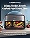 Philips Airfryer 3000 Series Dual Basket - 2 Drawer Air Fryer, 3L + 6L Capacity, RapidAir Plus Technology, 13 Ways to Cook, 90% Less Fat, Easy to Clean, Digital Touchscreen, Energy Saving (NA350/00)