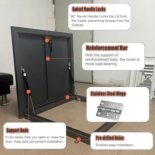 Couvercle cave et puits étanche pour éliminer les fuites de toit - 5