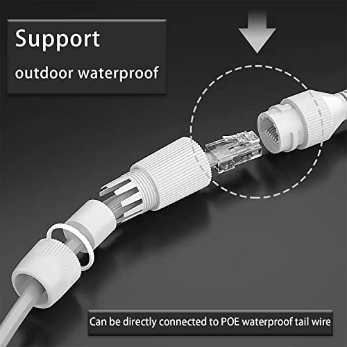 Cat 6 Cat 5 Ethernet Cable 100+ Ft Poe Ethernet Cable Outdoor&Indoor Ethernet Cable Waterproof Heavy High Speed Lan Network Cables Internet Cable 100 Feet(30 Meter) >1000Mbit/S Cat5/Cat5E/Cat6 1Pcs #TOP1