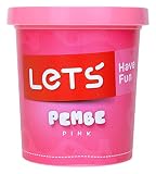 Lets Tek Renk Oyun Hamuru Pembe 150 Gr (L8340)