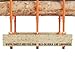 Forest Master BLS-3H Bulk Log Sawhorse - Perfect for Precise Multi-Log Cutting - 550lb Log Capacity - Compact, Lightweight and Foldable - Triple Auto-Locking Chains for Superior Log Stability