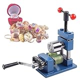 ZjBfddnmm Hand Crank Loop Bracelet Bending Machine, Portable Loop Bending Tool, Manual DIY Jewelry Ring Earring Bending Machine, Multi-Function Jewelry Maker