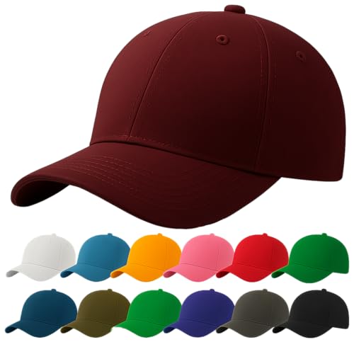4sold Baseball Cap Baumwolle, Unisex Baseballkappe Herren Damen,...