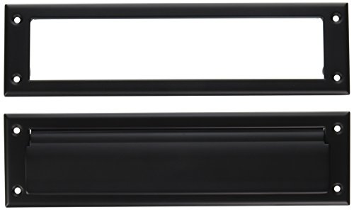 Baldwin 0012190 Letter Box Plate, Black