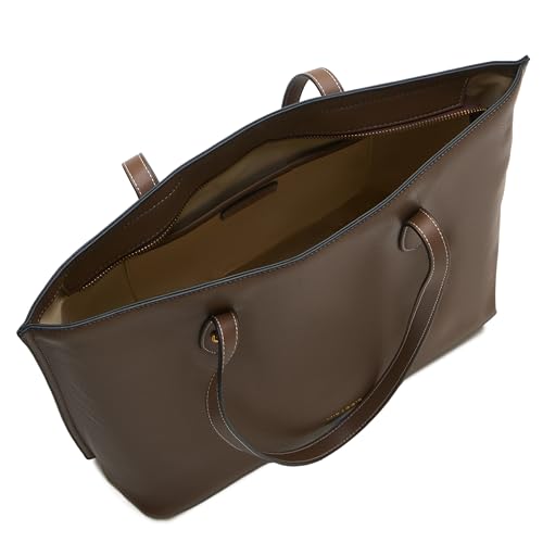 Image of Miraggio Sandra 13 Inch Laptop Tote Bag For Women Office Use | Office Tote Bag With Zipper Closure | Stylish Totes