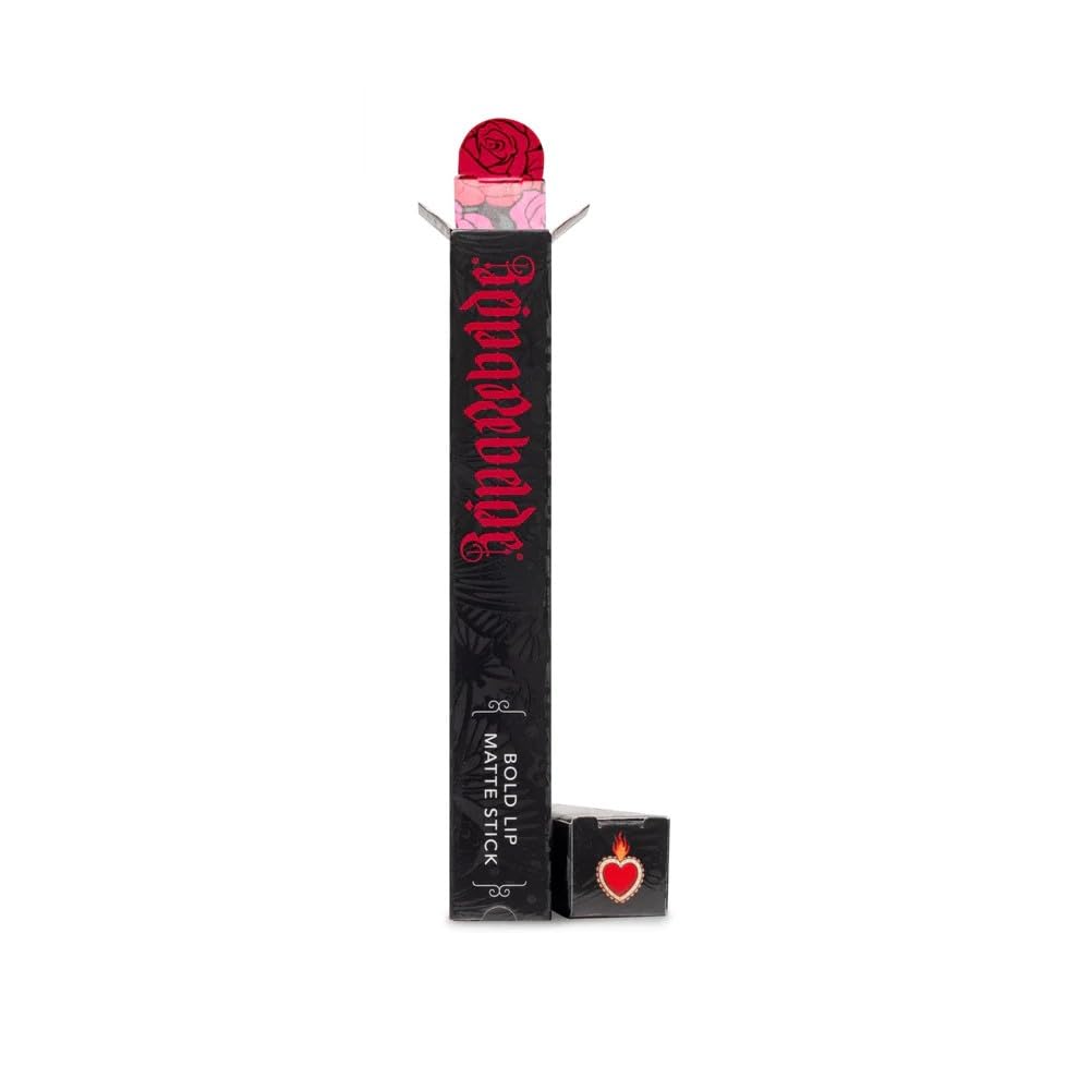 Miniatura 5 de REINA REBELDE Tranquila Tropical Bold Lip Matte Stick Lápiz  tono nude melocotónacabado mate opaco de larga duraciónaceite de jojoba y vitamina
