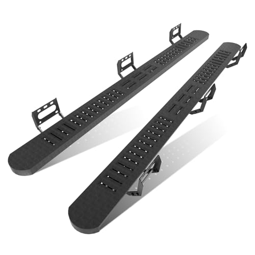 Estribos de acero negro ancho 6.7" para Dodge Ram 1500