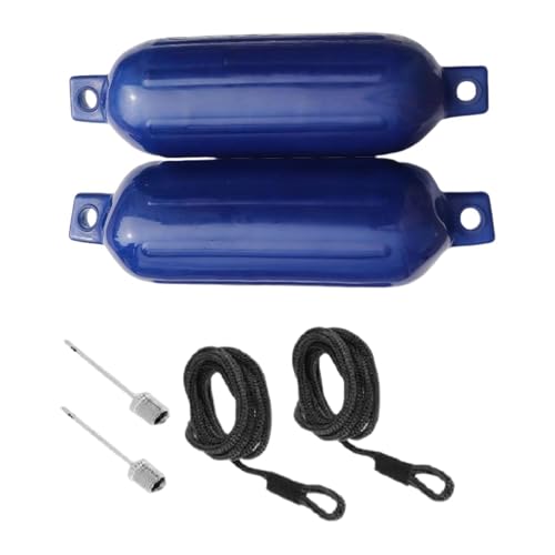 Pare-chocs pour bateau ponton – 15,75 pouces | Défense de quai | Défenses pour bateaux | Marine Guard - Défenses gonflables étanches pour bateau pour amarrage de yacht, piscine, lac, surf, côte, ensem