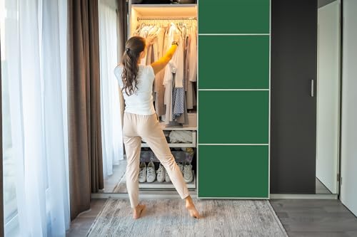 Papel Pintado para Forrar Muebles Wallfluent Vinilo Adhesivo Verde Oscuro 6