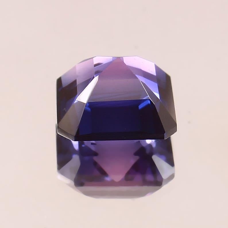 Saphir taafféite octogonal 9mm pour fabriquer votre propre bague et collier