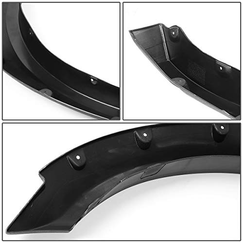 4Pcs Pocket-Riveted Style Paintable Wheel Fender Flares Cover Kit Compatible With Dodge Ram Truck 2500 3500 2010-2018, Front And Rear, Matte Black #TOP3