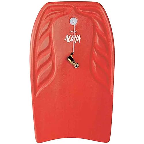 Bodyboard Médio Com Leash - Vermelho