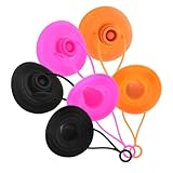 STAHAD 6個 シリコンストロートッパー カウボーイハット型 ストロー防塵キャップ 漏れ防止 密閉 飲み物こぼれ防止 アウトドア用