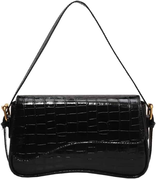 PU Leather Tote Bag for Women with 2 Removable Straps and Zipper Closure