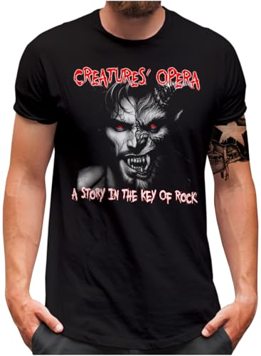 T-shirt pour homme Creatures' Opera du S au 5XL Rock
