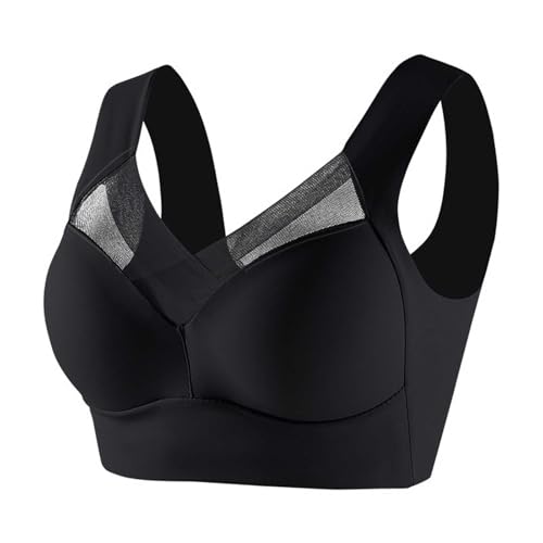 Adieu au mal de dos : soutien-gorge push-up postural et anti-affaissement noir