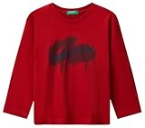 100 % coton United Colors of Benetton T-Shirt M/L, Rouge, 18 Mois