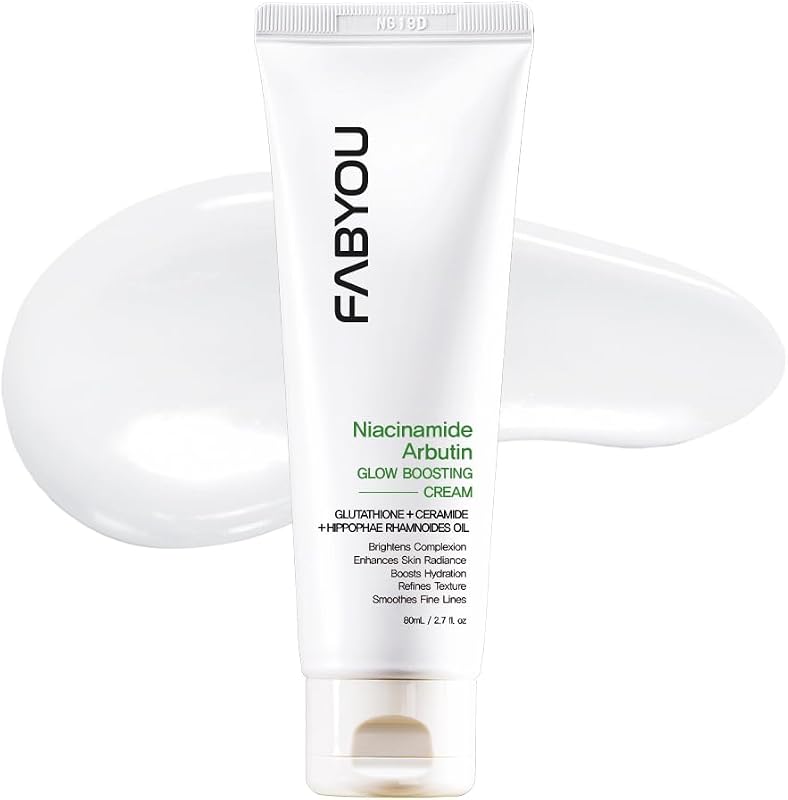 Niacinamide Arbutin Glow Boosting Cream 2.71 fl oz - Korean Skin Care for Long-Lasting Hydration & Smooth, Even Skin Tone with 10% Niacinamide & Arbutin, Deep Moisture Cream for Face