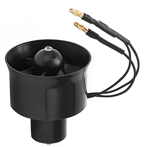 RC Ducted Fan with Motor, 30mm EDF 6 Blades Ducted Fan High Power QF1611?7000KV 2?4S Brushless Motor EDF Ducted Fan Set RC Accessories for RC Airplane