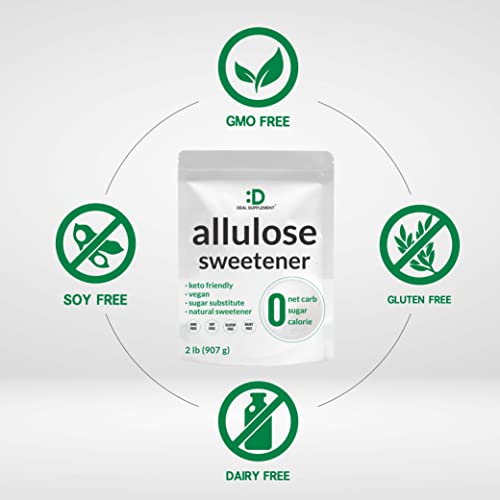 Allulose Sweetener 2 Pounds – Natural Sugar Subsitutes, No Aftertaste - Keto Friendly, Vegan, Zero Net Carb, Zero Calorie, Great for Cooking & Baking - Image 4
