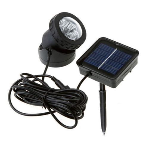 Bemonew Outdoor Solar Pond Lights, Waterproof Pond Lights, Lighting, Underwater Pool Garden Solar Spotlights Security Light for Outdoor Garden Fish Tank Pool