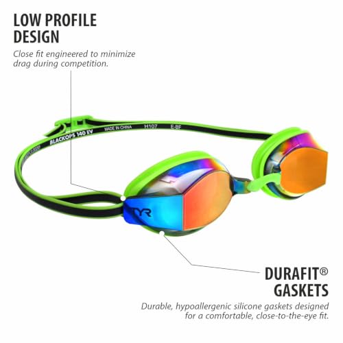 Image of TYR Adult Black Ops 140 EV Goggles - Racing Performance Swim Goggles
