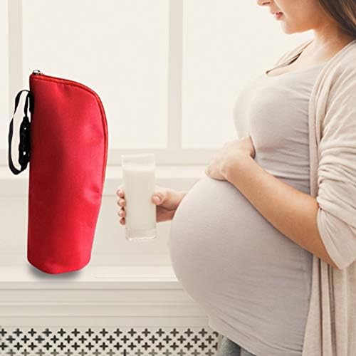 Baby Feeding Bottle Thermal Bag 1 Pack Portable Multipurpose Breastmilk Storage Cooler for Mummy Tote Bag Hang Stroller