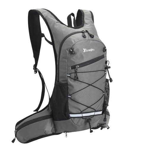 Mochila deportiva ligera para hidratación Azarxis 18L gris miniatura 1
