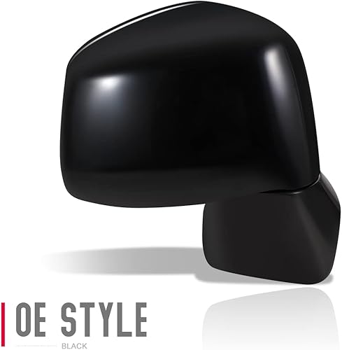 Miniatura 4 de DNA Motoring OEM-MR-NI1321244 Espejo retrovisor plegable no calentado ajustable lateral derecho operado manualmente compatible con Versa 2009-2011