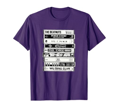 Hip Hop Artists Cassettes Old School Rap T-Shirt