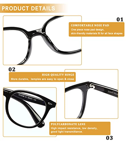 Image of DUCO Superlight Blue Light Blocking Computer Reading Video and Gaming Eyewear Glasses DC5208