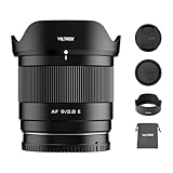 VILTROX AF 9mm F2.8 Air Obiettivo per attacco Sony E, 113,8° ultragrandangolare STM prime messa a fuoco automatica obiettivo compatibile con Sony E-Mount a7IV a7RV a9II a7CII ZVE1 A1 a6700 a6400
