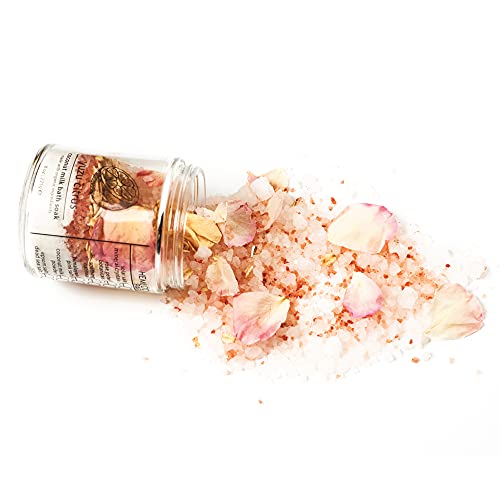 Hemlock Park Coconut Milk Bath Soak | Organic Coconut Milk, Botanicals, Dead Sea, Epsom, And Himalayan Pink Mineral Salts (Yuzu Citrus, 8 Oz) #TOP3