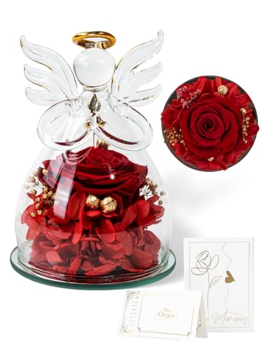 Otuo OT-2024-006 Preserved Flower Rose Gift In Glass Of Angel cover